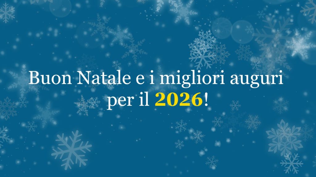 Buon Natale e i migliori auguri per il 2026!